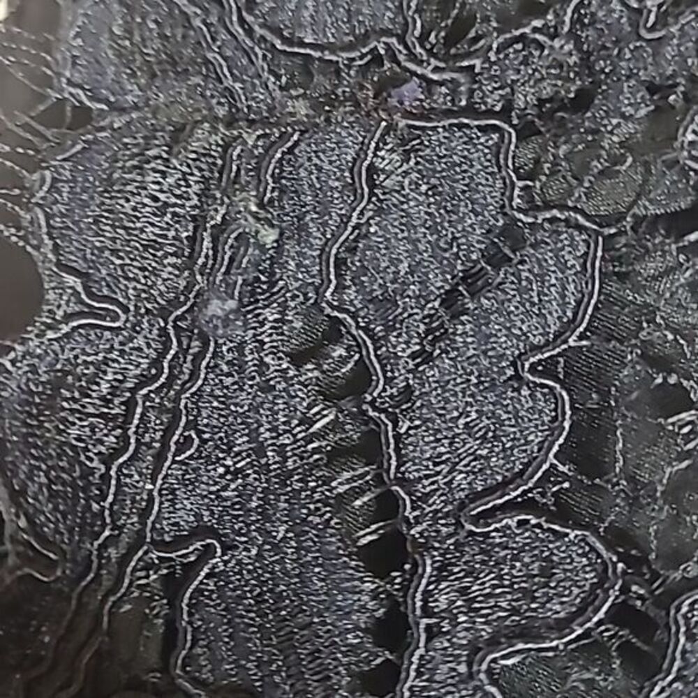 DKNY Black Lace Dress Womens Size 6 - Picture 2 of 14